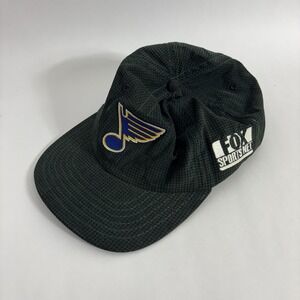 St Louis Blues Houndstooth Hat Green And Black RARE Regal Headwear